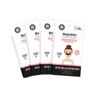 Foto 1 | Foto 1 | Pack 4 Cajas Parche Para Nariz Republic Cosmetics Con Carbón Activado Para Mujer 6 Pzas C/u