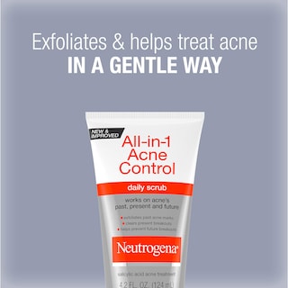 Foto 2 | Foto 2 | Exfoliante Facial Neutrogena All-in-1 Acne Control 124 ml con 2% de Ácido Salicílico - Venta Internacional