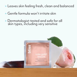 Foto 2 | Foto 2 | 15 Pastillas Rescue Daily Peel Bliss Rose Gold, 8% Pha + Aha - Venta Internacional.