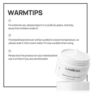 Foto 7 | Foto 7 | Tiras Eliminadoras De Puntos Negros Lanbena Para Poros Nasales Con Máscara Exfoliante - Venta Internacional.