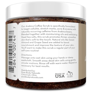 Foto 5 | Foto 5 | Exfoliante De Café Pure Body Naturals Arábica 350 Ml Para Mujer - Venta Internacional.
