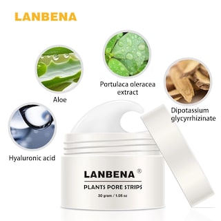 Foto 2 | Foto 2 | Venta Internacional - Mascarilla Facial Lanbena Blanca, Removedor De Acné + 60 Tiras