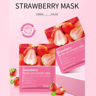 Foto 3 | Foto 3 | Mascarilla Facial Bioaqua Con Extracto De Flor De Fruta Y Vitamina C, 25 G X 8 Unidades - Venta Internacional.