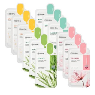 Foto 1 | Foto 1 | Mascarilla Mediheal Essential Hero, Paquete De 12 Con Colágeno, Árbol De Té, Madecasósido, Vita - Venta Internacional.