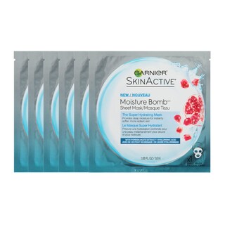 Foto 1 | Foto 1 | Máscara De Sábana Garnier Skinactive Super Hydrating, Paquete De 6 - Venta Internacional.
