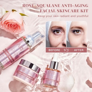 Foto 3 | Foto 3 | Set De Regalo Para El Cuidado De La Piel Anairui Rose Con Limpiador Facial E Hidratante - Venta Internacional.
