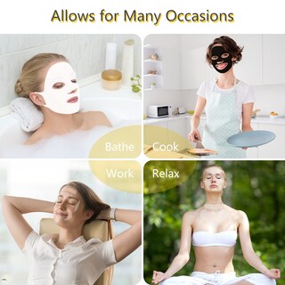 Foto 7 | Foto 7 | Juego De Almohadillas De Silicona Maitys, 32 Unidades, Para Rostro, Pecho Y Cuello, Negro Y Blanco - Venta Internacional.