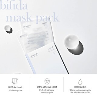 Foto 2 | Foto 2 | Sheet Mask Mixsoon Bifida, Hidratante Facial Coreano, Paquete De 1 Paquete (5 Unidades) - Venta Internacional.