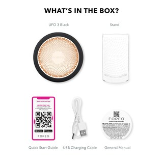 Foto 7 | Foto 7 | Crema Hidratante Facial Profunda Facial Spa Foreo Ufo 3 Con 5 En 1, Color Negro - Venta Internacional.