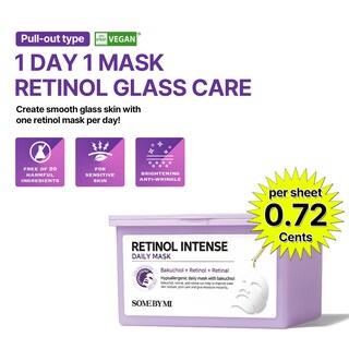 Foto 2 | Foto 2 | Mascarilla Facial Some By Mi Retinol Intense Daily 30 Hojas - Venta Internacional.