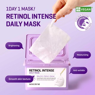 Foto 3 | Foto 3 | Mascarilla Facial Some By Mi Retinol Intense Daily 30 Hojas - Venta Internacional.