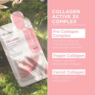Foto 3 | Foto 3 | Mascarilla Mediheal Collagen Essential, 10 Láminas Para Toda La Piel - Venta Internacional.