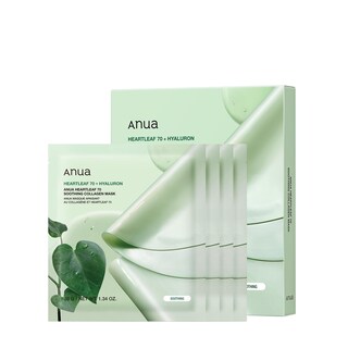 Foto 1 | Foto 1 | Mascarilla Facial Anua Heartleaf 70 Soothing Collagen 38ml (4 Unidades) - Venta Internacional.