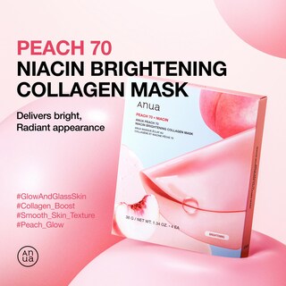 Foto 2 | Foto 2 | Mascarilla Facial Nocturna Anua Peach 70 Niacina, Colágeno Iluminador - Venta Internacional.