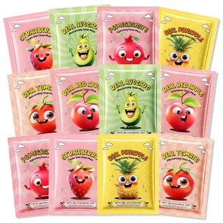 Foto 1 | Foto 1 | Set De Mascarillas Faciales Kaely Fruit Para Niños, Paquete De 12 - Venta Internacional.