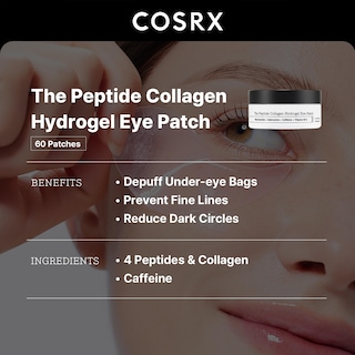 Foto 7 | Foto 7 | Parche Ocular Cosrx, Hidrogel De Colágeno Peptídico, 60 Parches - Venta Internacional.