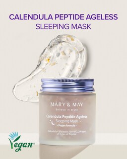 Foto 2 | Foto 2 | Mascarilla Para Dormir Mary&may Vegan Caléndula Peptide Ageless - Venta Internacional.
