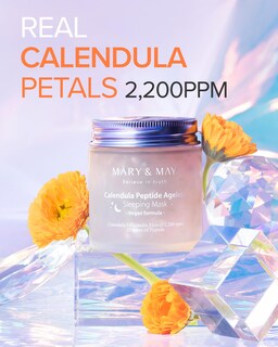 Foto 3 | Foto 3 | Mascarilla Para Dormir Mary&may Vegan Caléndula Peptide Ageless - Venta Internacional.
