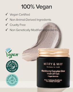 Foto 7 | Foto 7 | Mascarilla Wash Off Mary&may Vegan Blackberry Complex 125 Ml - Venta Internacional.