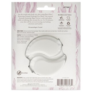 Foto 2 | Foto 2 | Mascarilla De Ojos De Hidrogel Burt's Bees Renewing Natural Con Algae Extra - Venta Internacional.