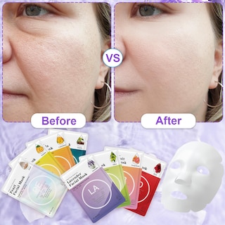Foto 5 | Foto 5 | Mascarillas Faciales Vespro Collagen Essence Paquete De 144 Para Todo Tipo De Piel - Venta Internacional.