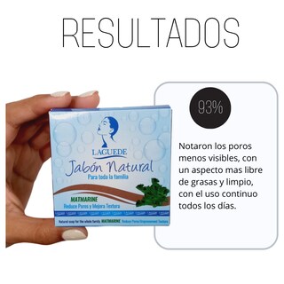 Foto 4 | Foto 4 | Jabon Facial Laguede Matmarine para Poros Abiertos 4 Unidades 90 g c/u