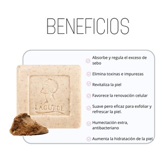 Foto 2 | Foto 2 | Jabón Sedimento de Barro Laguede Controla La Grasa Natural 90G 4 Unidades