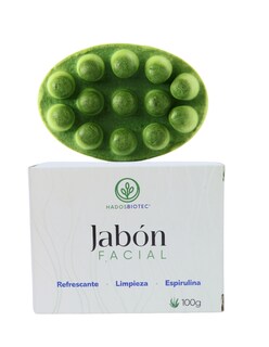 Foto 2 | Foto 2 | Jabón Facial Hadosbiotec Pack 3 Piezas 100 G C/u Ingredientes Naturales Y Orgánicos A Base De Espirulina