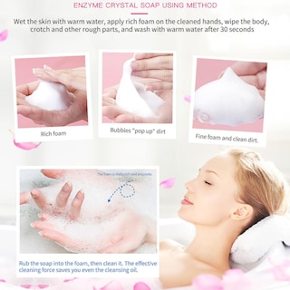 Foto 5 | Foto 5 | Jabón Huoguo Natural Crystal Skin Bath Para Blanquear El Cuerpo Y Envejecer - Venta Internacional.