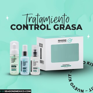 Foto 3 | Foto 3 | Kit Skincare Facial Tratamiento Control Grasa Seasons