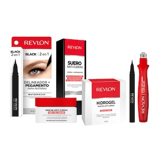 Foto 3 | Foto 3 | Delineador de Ojos Revlon con Pegamento Negro Parche Antiojeras de Colágeno y Roll-On Antiojeras