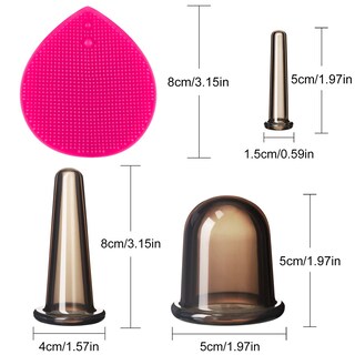 Foto 2 | Foto 2 | Set De Ventosas Faciales Bbto Set De Ventosas Con Cepillo Exfoliante - Venta Internacional.