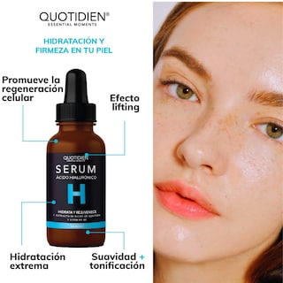 Foto 4 | Foto 4 | Kit Serum Vitamina C + Suero Acido Hialuronico + Suero Ácido Glicólico + Serum Niacinamida Skin Care Hidratante Facial Quotidien