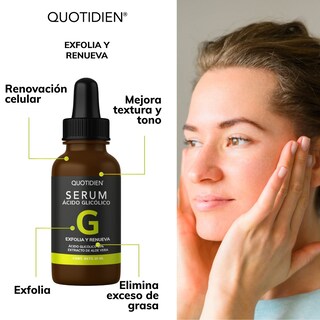 Foto 6 | Foto 6 | Kit Serum Vitamina C + Suero Acido Hialuronico + Suero Ácido Glicólico + Serum Niacinamida Skin Care Hidratante Facial Quotidien