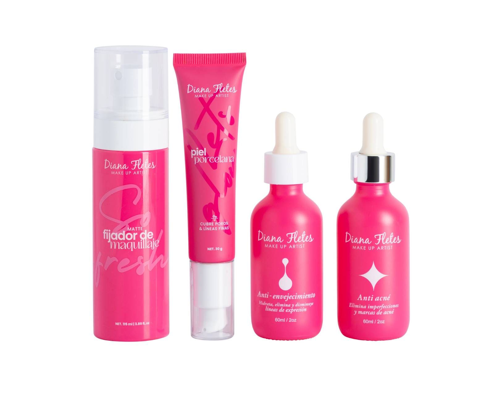 Kit Perfect Skin Collection Kit-cp02 Diana Fletes Serum, Primer Y Fijador