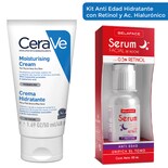 Kit Skincare Antiedad Sérum Retinol + Crema Hidratante Cerave 2pcs