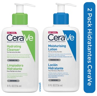 Foto 1 | Foto 1 | Kit Cerave Limpieza E Hidratación Facial Y Corporal Con Ácido Hialurónico Y Ceramidas Para Piel Seca Y Sensible