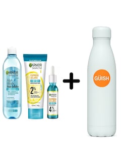 Foto 1 | Foto 1 | Kit Garnier Rutina Express Aclara Anti-imperfecciones Ácido Salicílico + Termo Güish Gratis