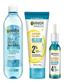 Foto 2 | Foto 2 | Kit Garnier Rutina Express Aclara Anti-imperfecciones Ácido Salicílico + Termo Güish Gratis