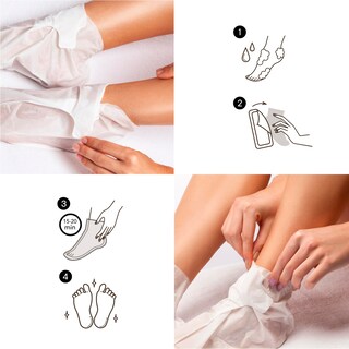 Foto 5 | Foto 5 | Mascarilla Para Pies Innerest Original Derma Beauty, 6 Pares De Aceite De Aguacate - Venta Internacional.