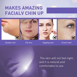 Foto 5 | Foto 5 | Cinta De Estiramiento Facial Huoguo Pegatina Invisible Parche Facial En Forma De V - Venta Internacional.