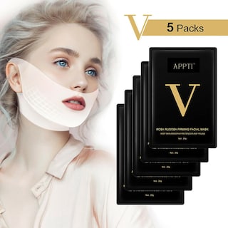 Foto 2 | Foto 2 | Mascarilla Facial Adelgazante Huoguo Reafirmante En Forma De V 3 Ml X 5 - Venta Internacional.