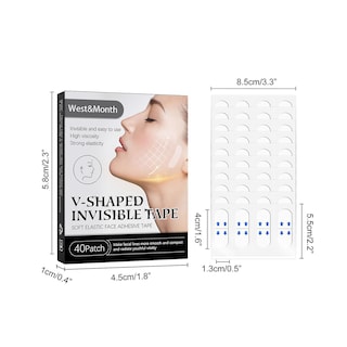 Foto 3 | Foto 3 | Cinta De Estiramiento Facial Huoguo Ultrafina Impermeable De Alta Elasticidad - Venta Internacional.