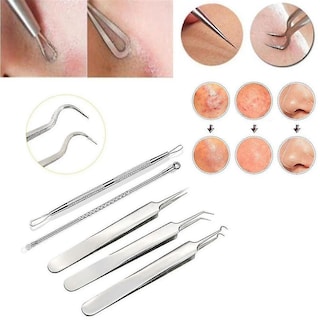 Foto 2 | Foto 2 | Juego De Utensilios De Cocina Huoguo Herramienta Para Eliminar El Acné De Acero Inoxidable 5 Pieza - Venta Internacional.