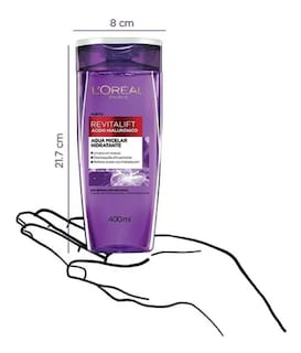 Foto 3 | Foto 3 | Agua Micelar Loreal 400 ml con Ácido Hialurónico