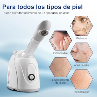 Foto 5 | Foto 5 | Vaporizador Facial De Ion Profesional Portátil 160ml Lab.g Blanco