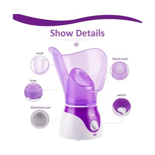 Foto 4 | Foto 4 | Humidificador Vaporizador Facial D/vapor Caliente Lab.g Púrpura