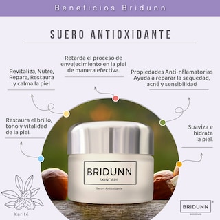 Foto 5 | Foto 5 | Paquete Crema Despigmentante Facial BRIDUNN SKINCARE + Suero Antioxidante con Vitamina E Piel Clara Hidratada y Radiante
