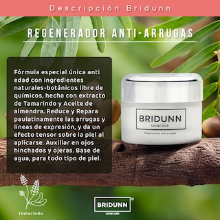 Foto 5 | Foto 5 | Crema Facial Natural Bridunn Antiarrugas Extracto Tamarindo y Coleus 30ml Antiedad con Efecto Tensor Lifting
