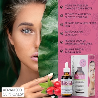 Foto 3 | Foto 3 | Sérum Para El Cuidado De La Piel Facial, Aceite De Rosa Mosqueta De Advanced Clinicals, 50 Ml - Venta Internacional.